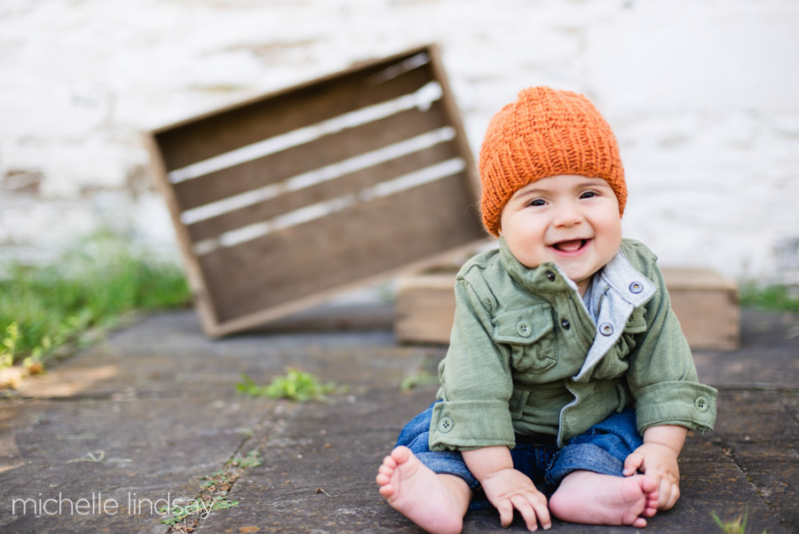 6 month baby and family portrait-5