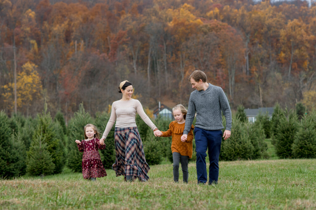 fall family photos in northern virginia